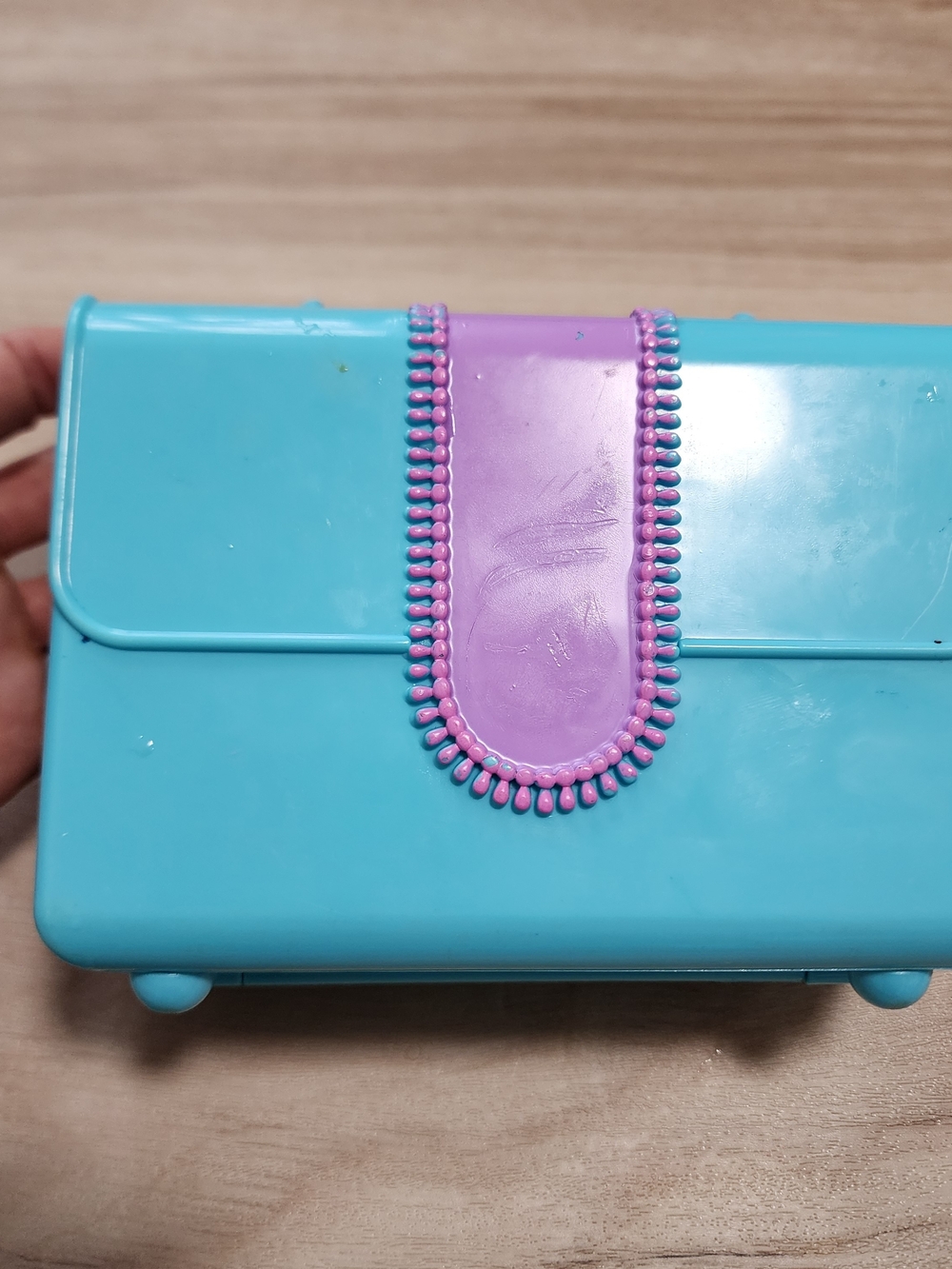 Vintage 2001 Mattel Fashion Polly Pocket Super Stylin Bedroom Purse Playset Doll - Picture 5 of 5